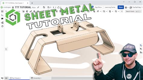 onshape sheet metal model|onshape unfold sheet metal.